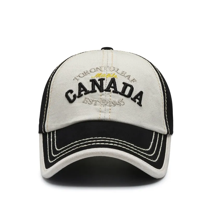 Brand Cotton Canada Baseball Cap For Men Women Canada Hats Bone Snapback Trucker Cap Mens Baseball Caps Dad Hat