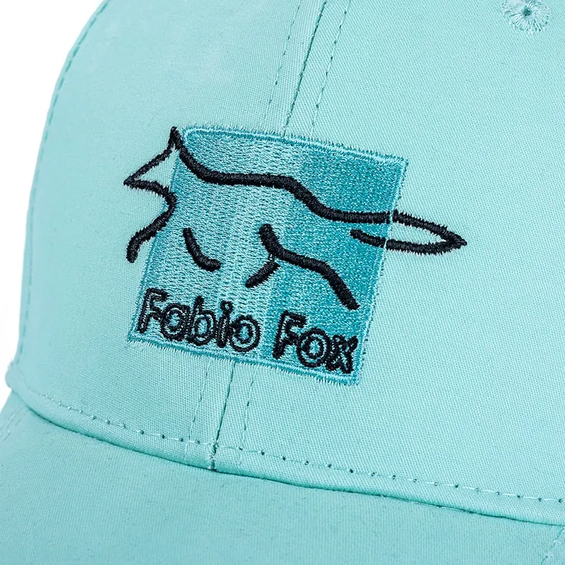 Brand Stylish Cotton Hats For Women Fashion Kpop Style Fox Animal Embroidery Baseball Cap Female Outdoor Popular Hat Cap