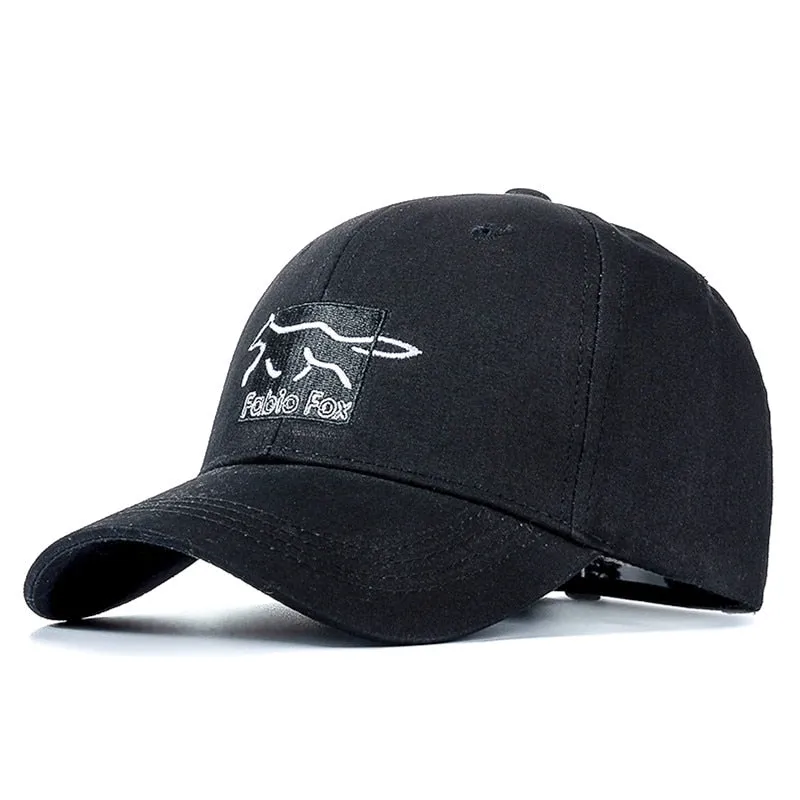 Brand Stylish Cotton Hats For Women Fashion Kpop Style Fox Animal Embroidery Baseball Cap Female Outdoor Popular Hat Cap