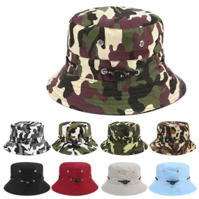 Bucket Hat For Men Women Unisex Beach Sun Hats Street Headwear Fisherman Outdoor Cap Summer Panama Adjustable Travel Caps