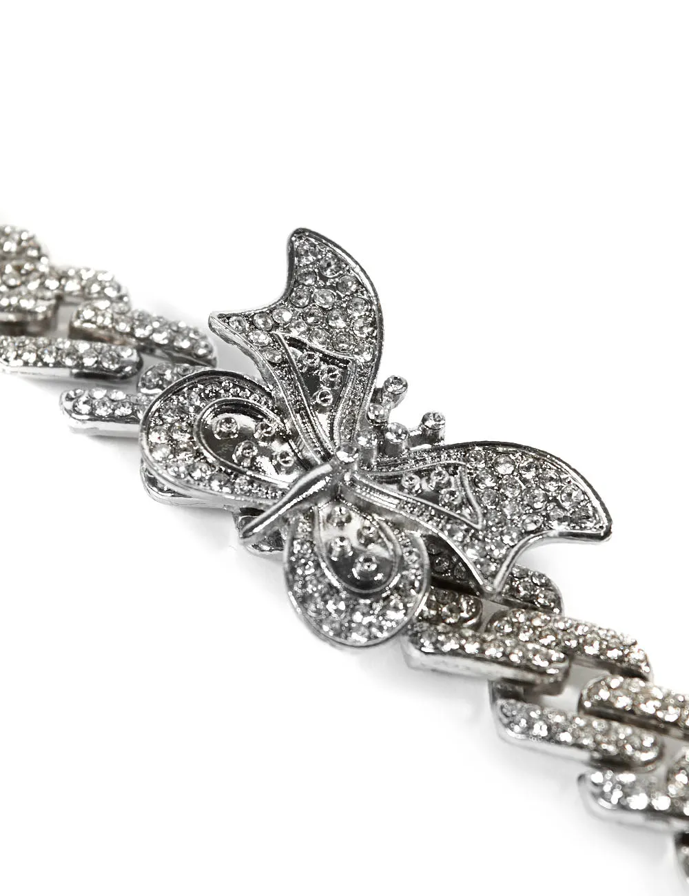Butterfly Anklet Silver