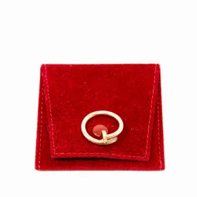 Cartier Yellow Gold Diamond Juste Un Clou Ring 60