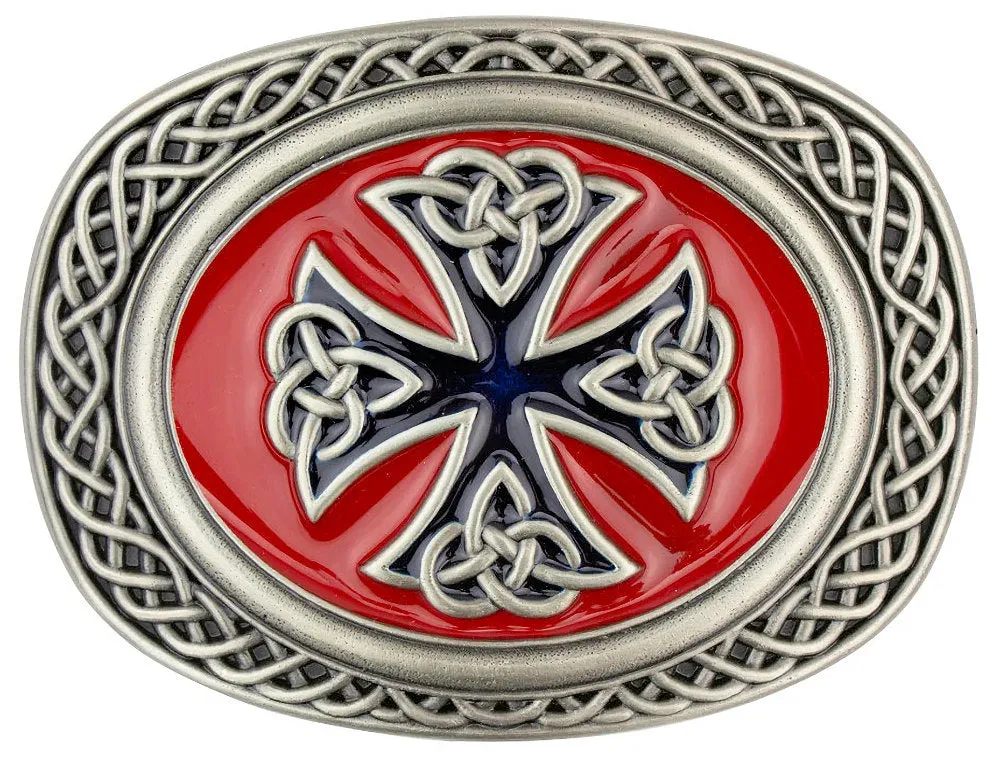 Celtic Red Belt Buckle