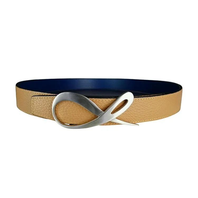 Cobalt Latte Silver Belt