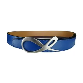 Cobalt Latte Silver Belt