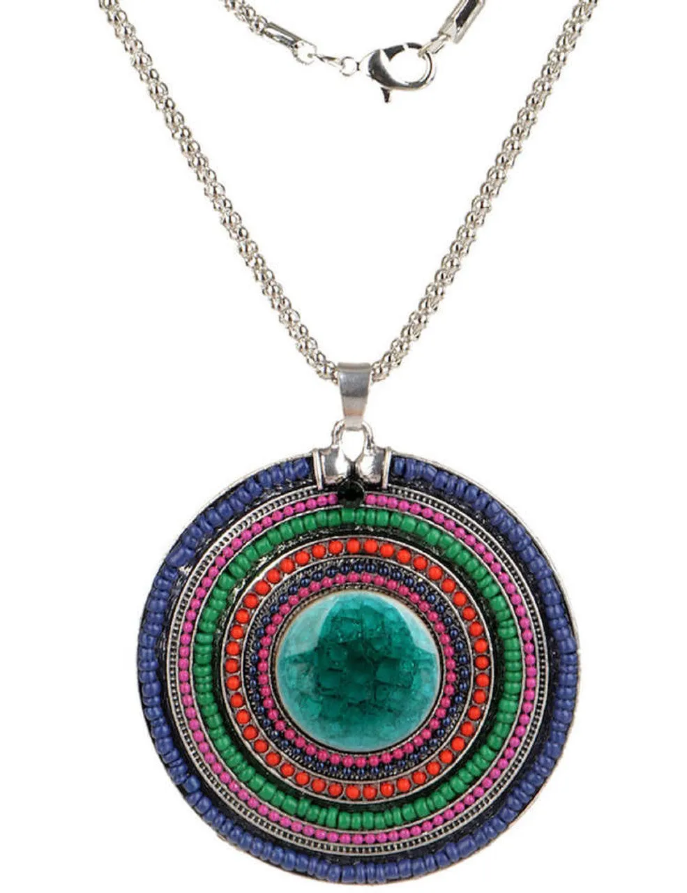 Colorful Circle Necklace (Only 1 Left!)
