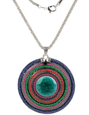 Colorful Circle Necklace (Only 1 Left!)
