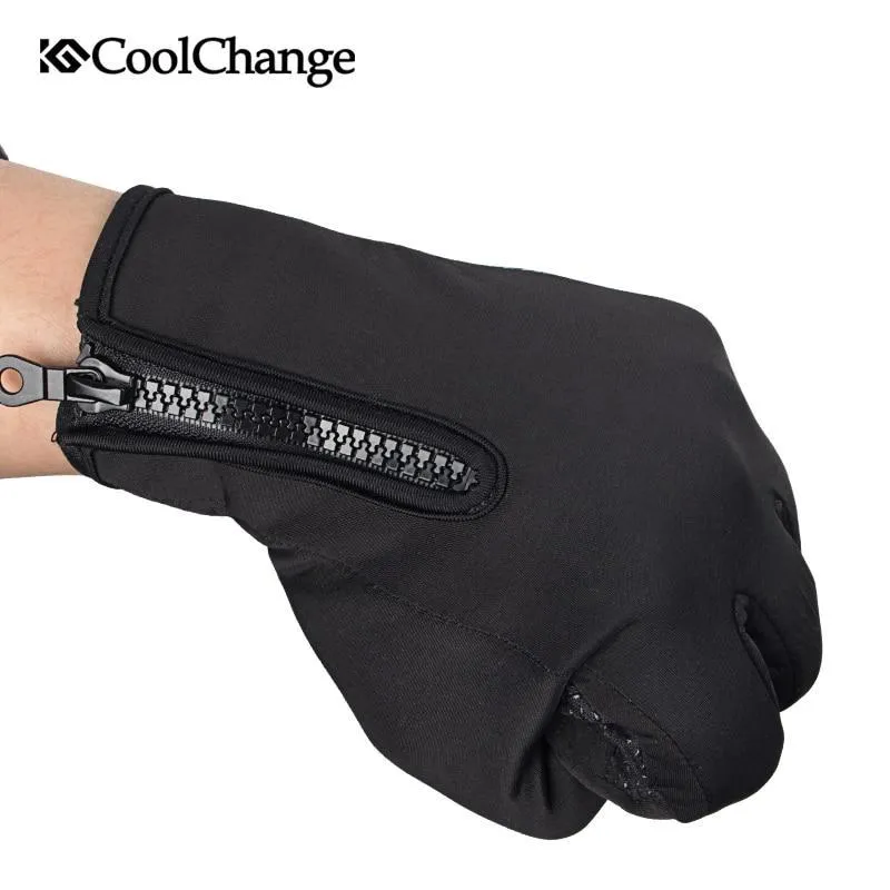 CoolChange Cycling Full Finger Windproof Touch Screen Gloves