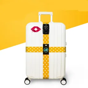 Cross Luggage Belt TSA Customs Code Lock