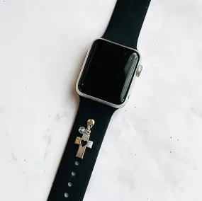 Cross Watchband Stud, Apple Watchband Charms, Watchband Charms, Watchband Jewelry, Cross Jewelry, Christian Gift, Bible Study