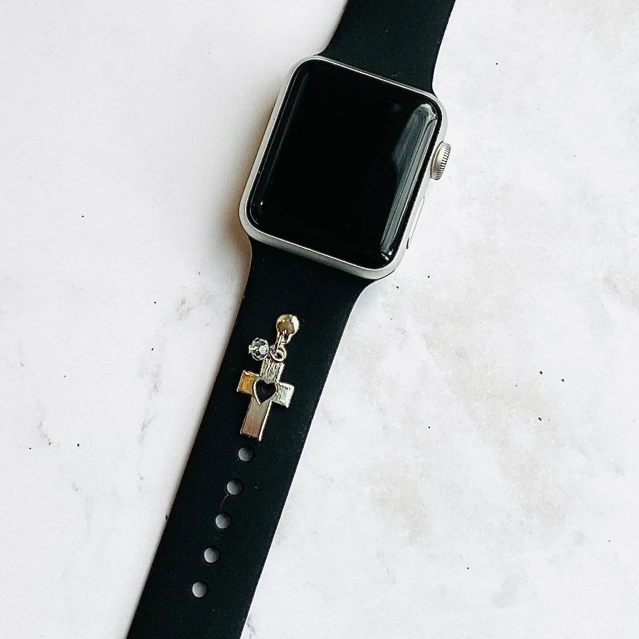 Cross Watchband Stud, Apple Watchband Charms, Watchband Charms, Watchband Jewelry, Cross Jewelry, Christian Gift, Bible Study