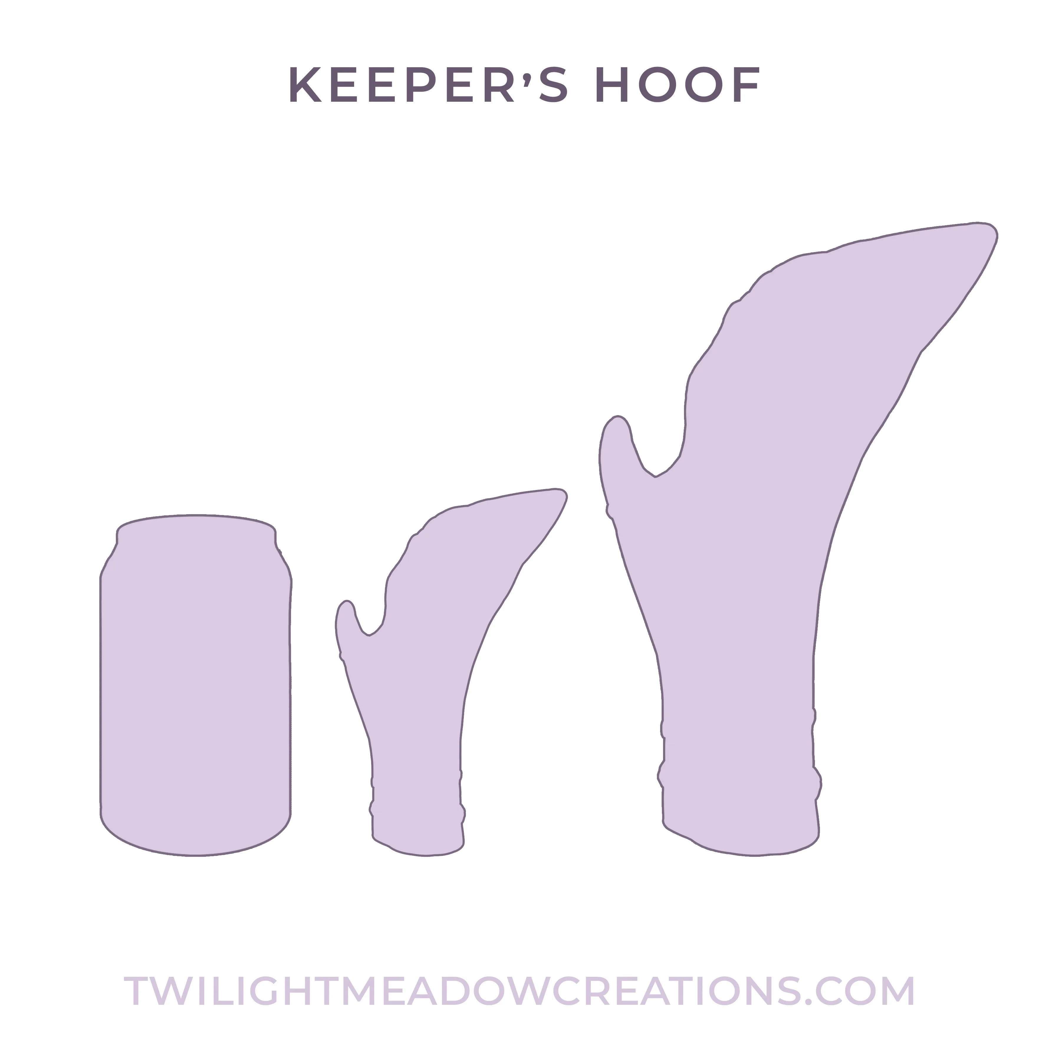 Crystalline Small Keeper's Hoof FLOP (Firmness: Soft*)