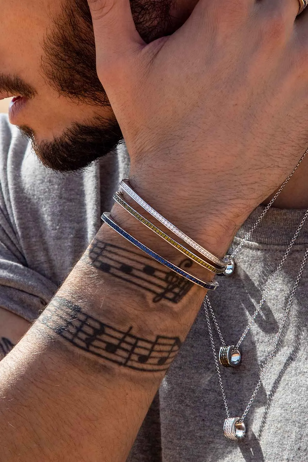 Dainty Blue Bangle