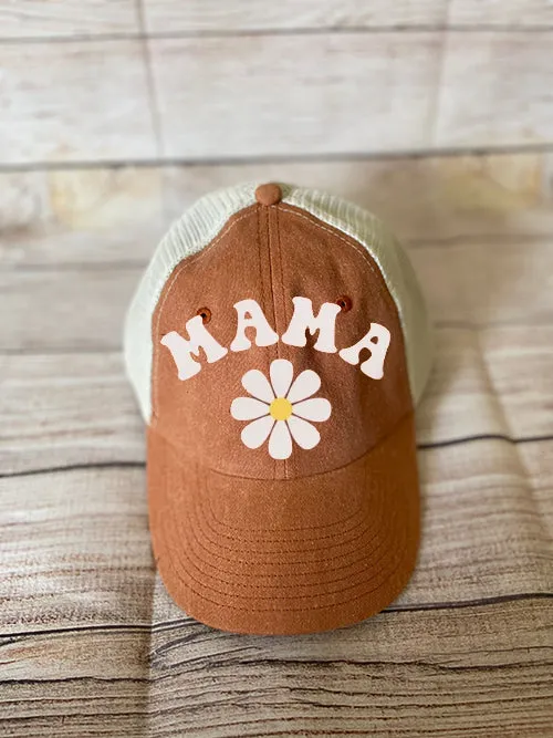Daisy Mama cap , expecting mother gifts, mom cap