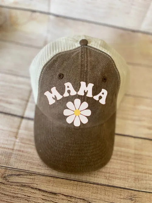 Daisy Mama cap , expecting mother gifts, mom cap