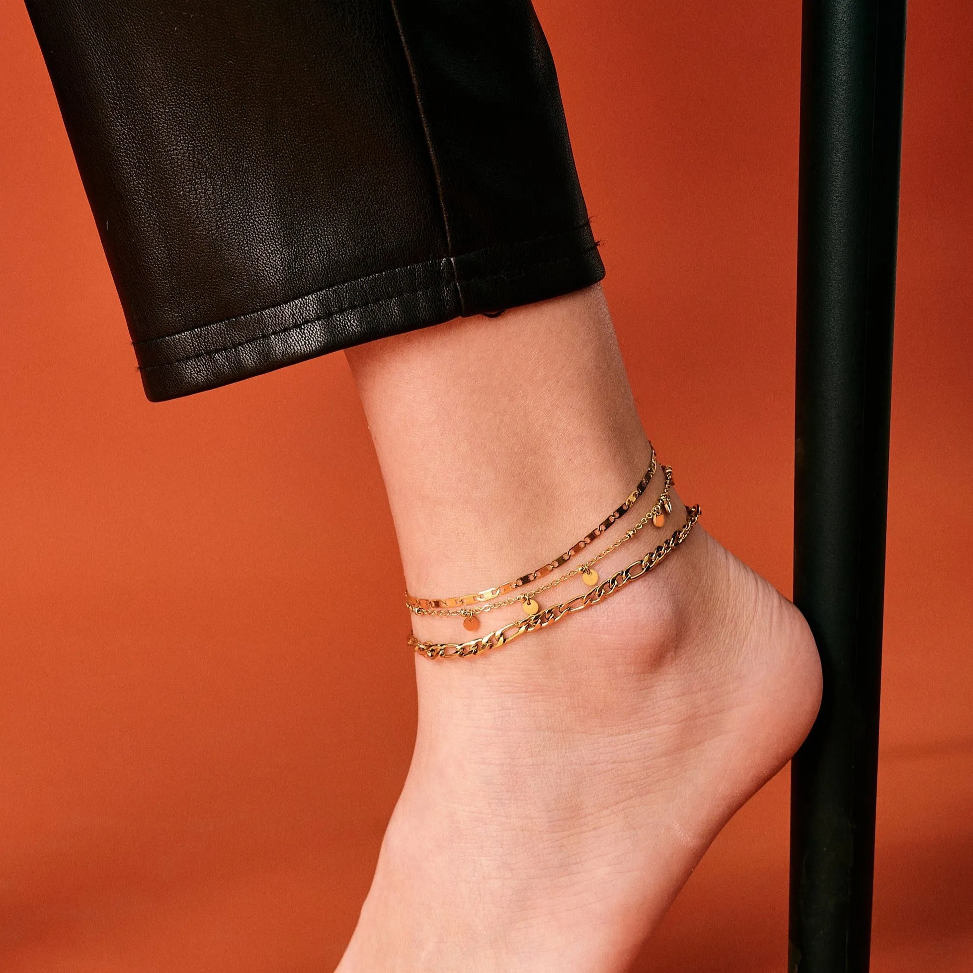 Dangling Disks Anklet