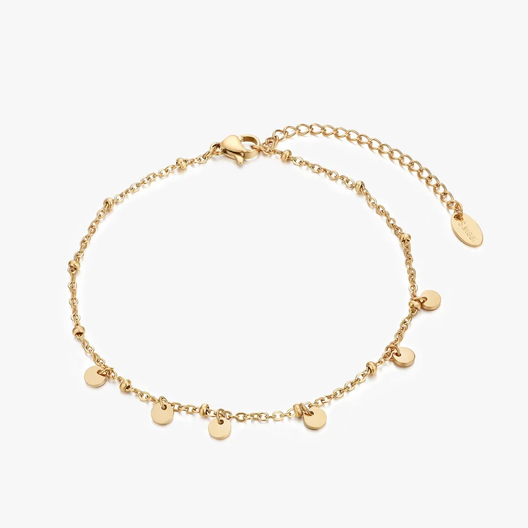 Dangling Disks Anklet