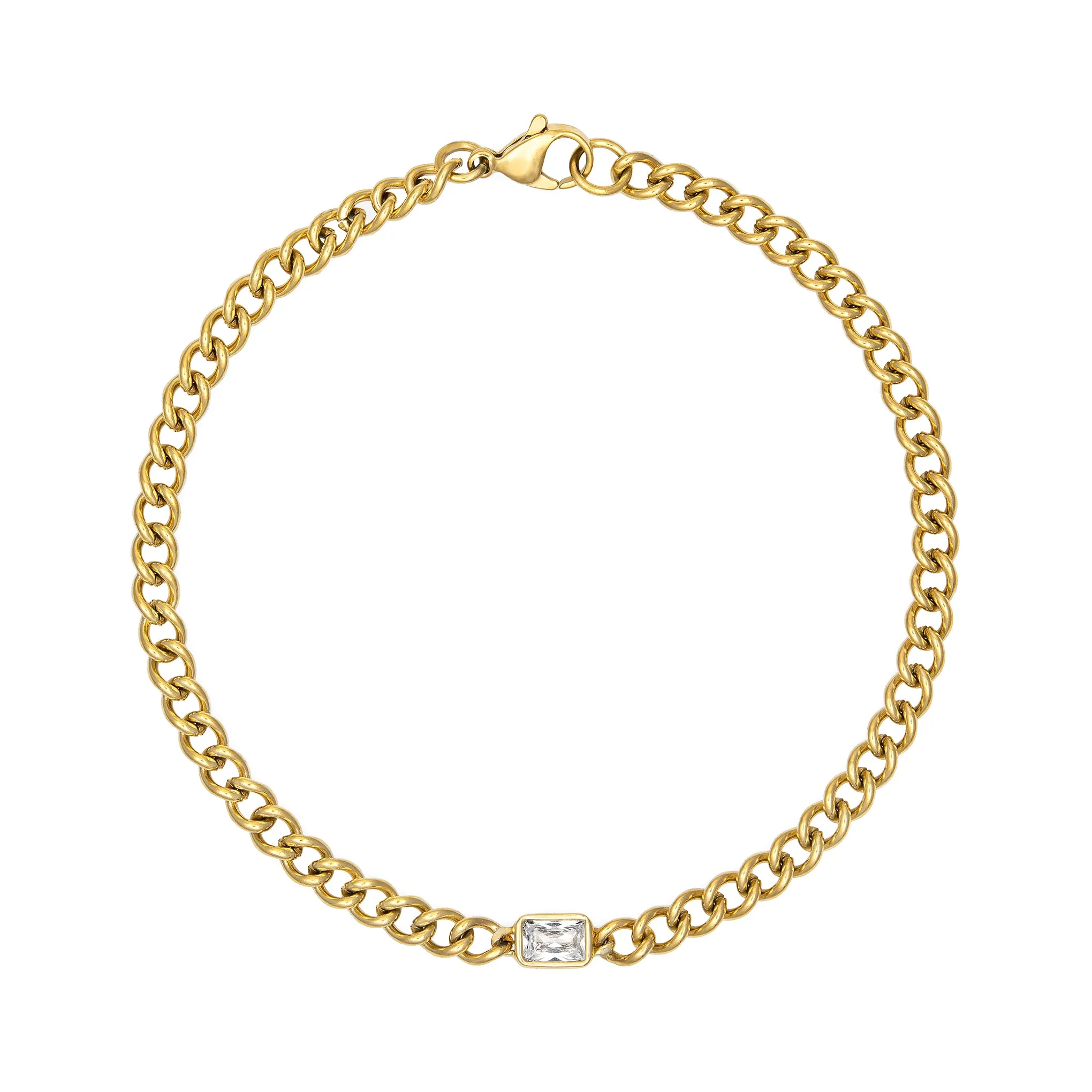 Dione Anklet - White
