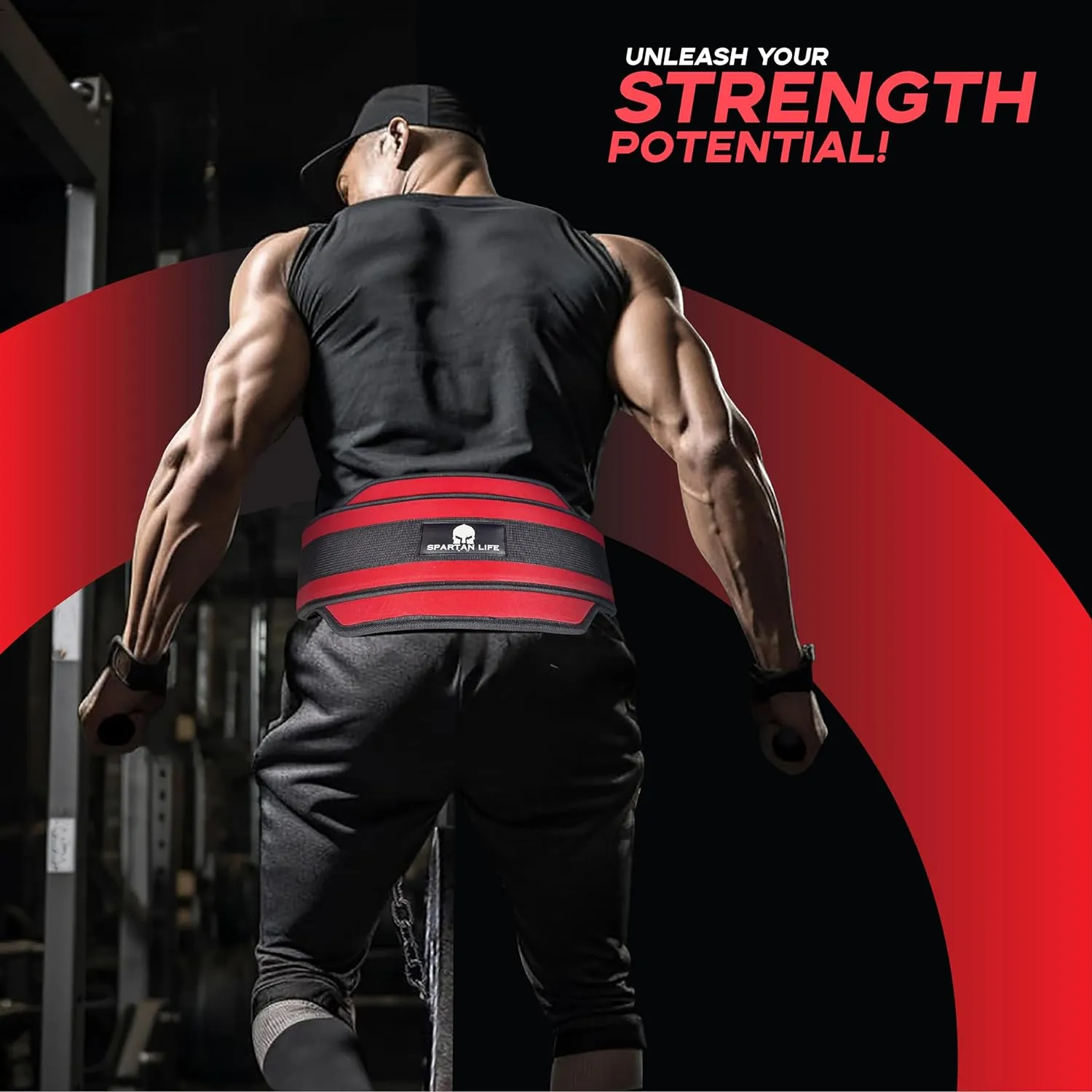 DIP BELT FOR SQUAT & GYM WORKOUT WITH COMFORTABLE NEOPRENE SUPPORT