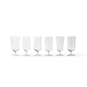 DISEGUALE SET 6 BEER GLASSES ASSORTED SHAPES