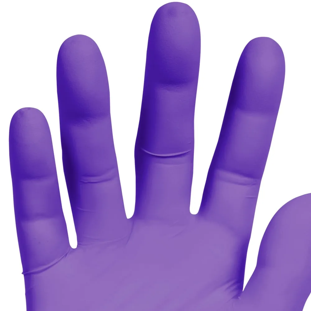 Disposable Gloves - Kimberly-Clark Kimtech™ Purple Nitrile™ Exam Gloves 6 Mil 9.5" (Box of 100)