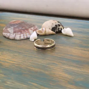Dotted Band Toe Ring (Single)