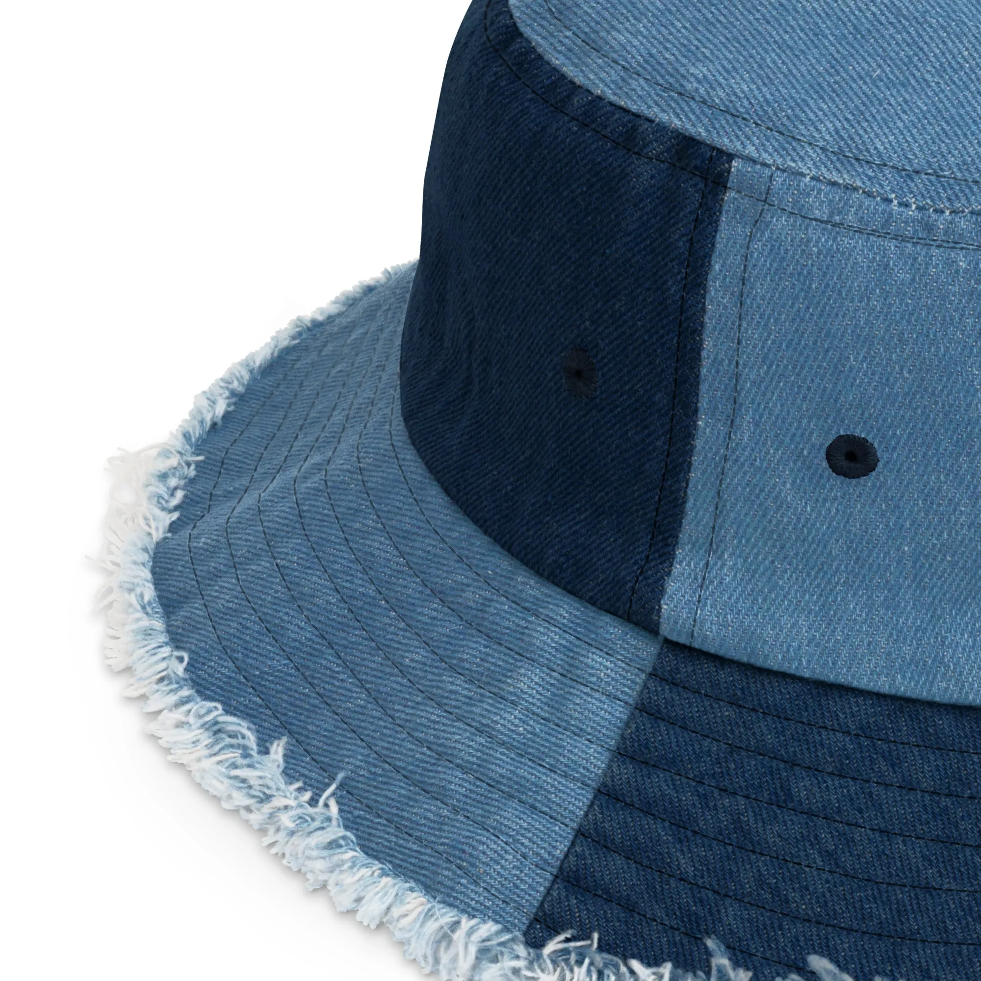 Dykes For A Free Palestine Denim Bucked Hat