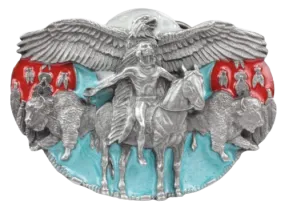 Eagle Spirit Indian Belt Buckle