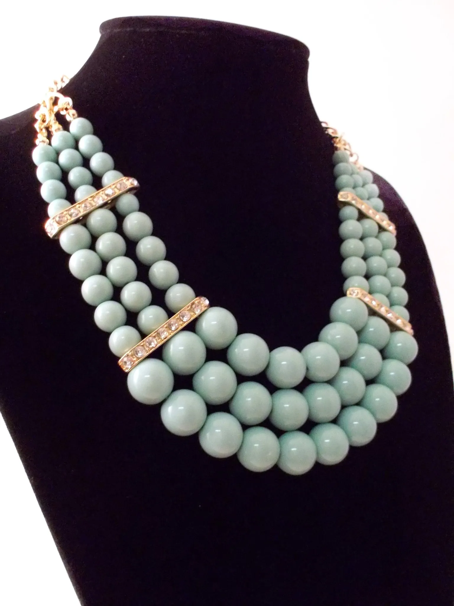 Elegant Beaded Statement Necklace