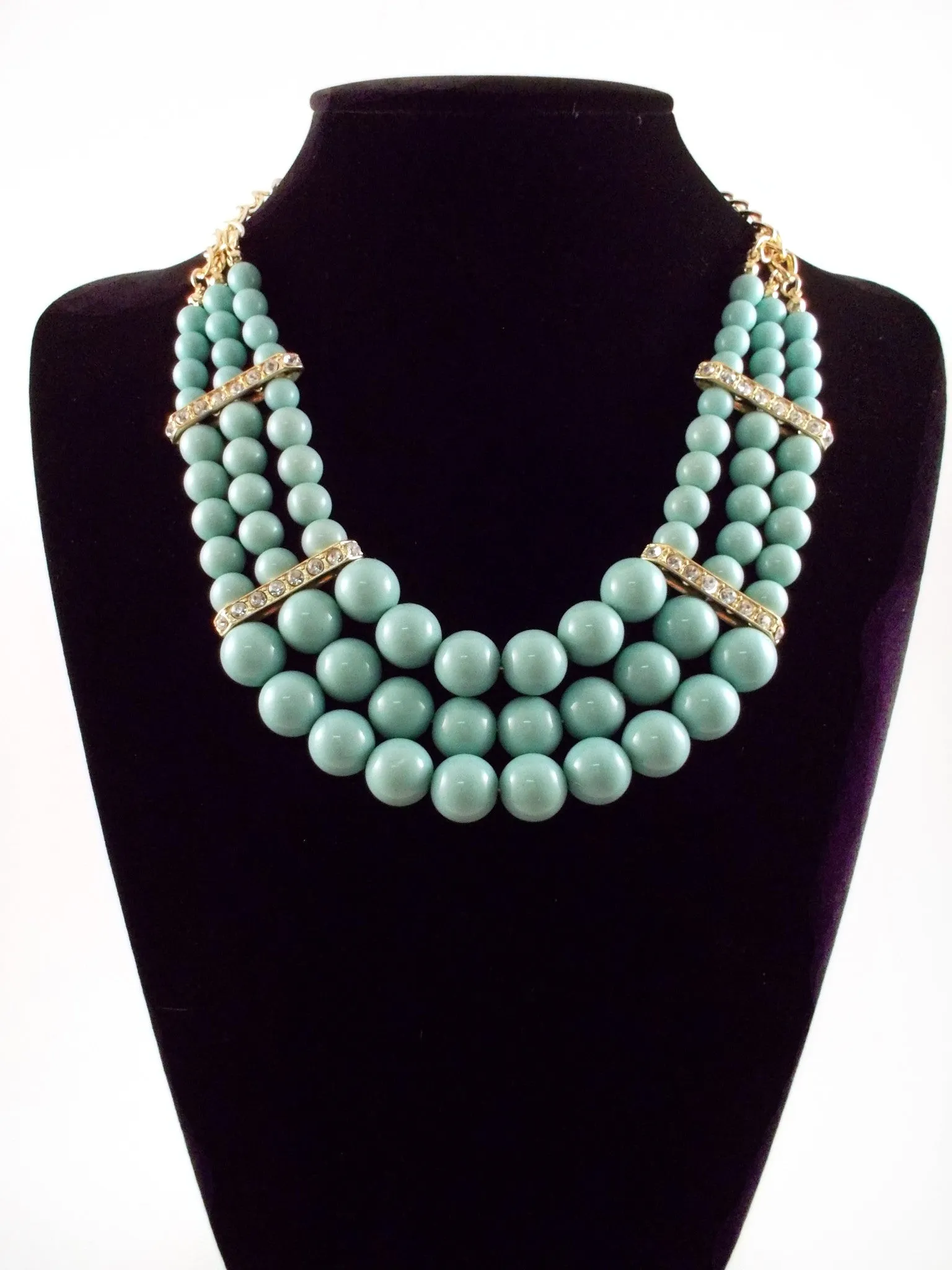 Elegant Beaded Statement Necklace