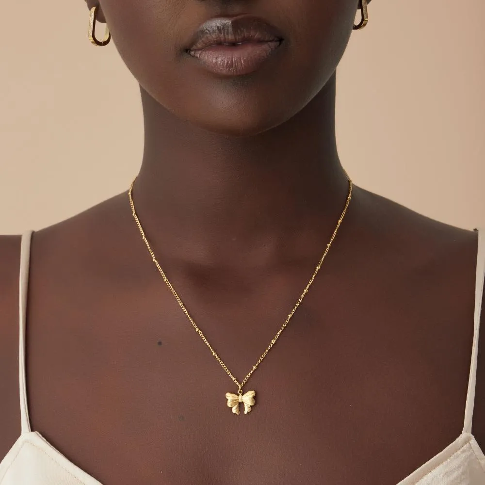 Emma Bow Necklace
