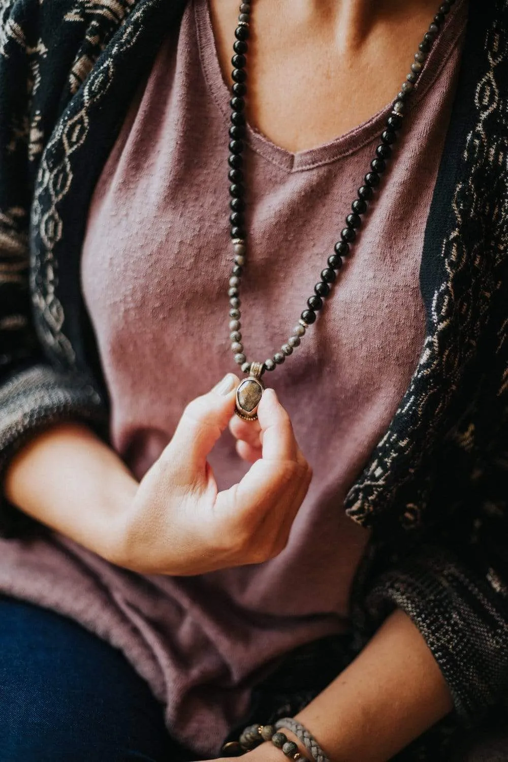 Energizing Labradorite Mala