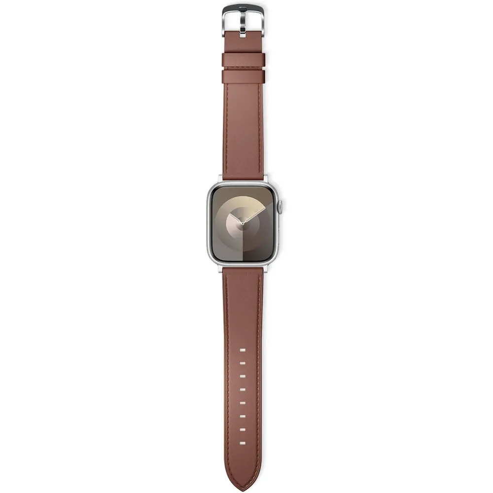 Epico Apple Watch (42/44/SE/45/46/49mm) Ægte Læder Rem - Brun
