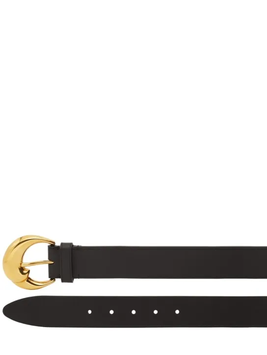 Etro   Paisley buckle leather belt 