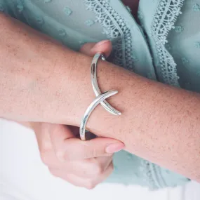 Eve Silver Bangle