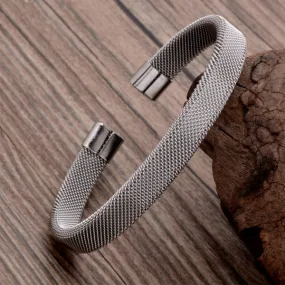 Fashion Mesh Stainless Steel Bracelet 時尚網狀不銹鋼手鐲 KJBR16028