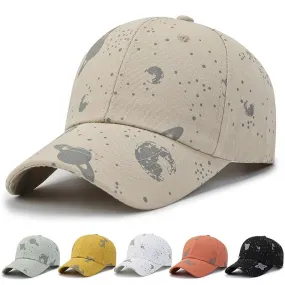 Fashion Women Men Print Baseball Caps Male Lady Outdoor Spring Summer Snapback Hat Graffiti Hip Hop Fitted Cap Hat For Women Men
