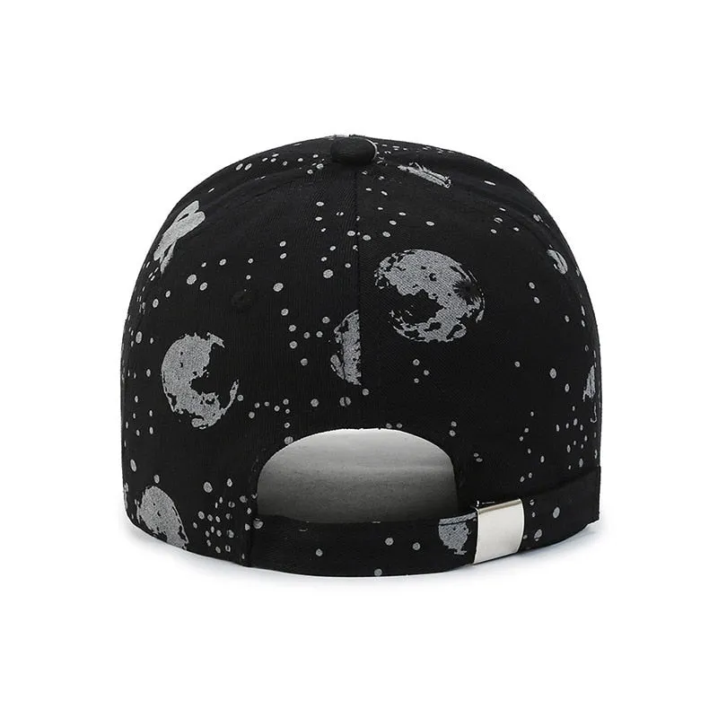Fashion Women Men Print Baseball Caps Male Lady Outdoor Spring Summer Snapback Hat Graffiti Hip Hop Fitted Cap Hat For Women Men