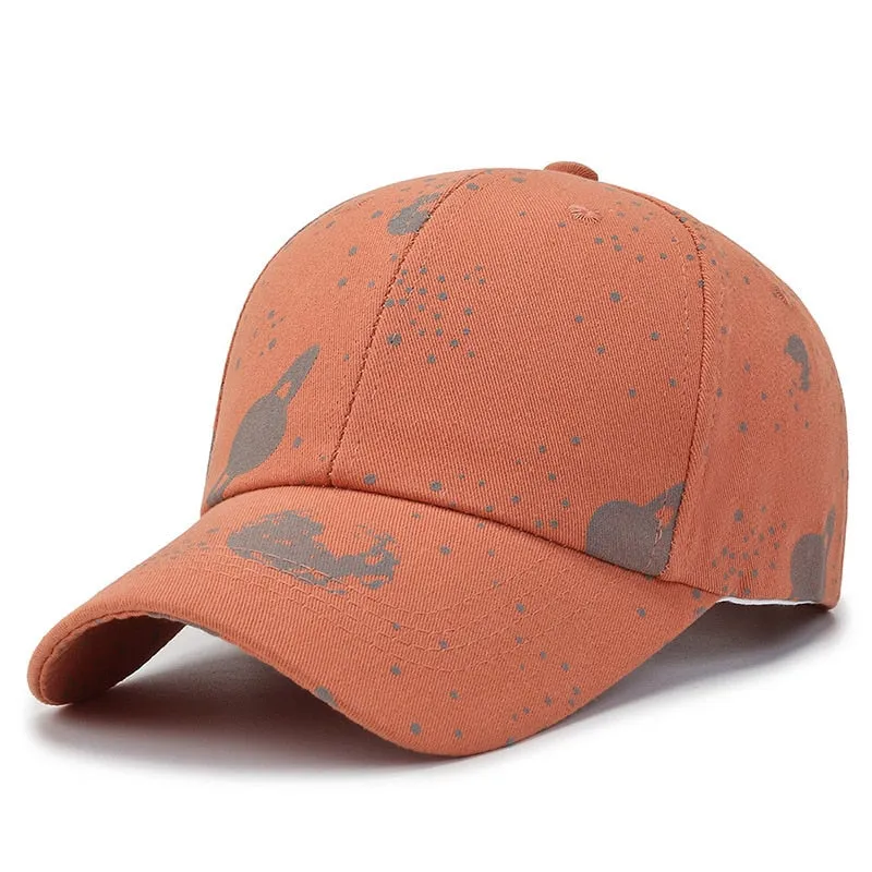 Fashion Women Men Print Baseball Caps Male Lady Outdoor Spring Summer Snapback Hat Graffiti Hip Hop Fitted Cap Hat For Women Men