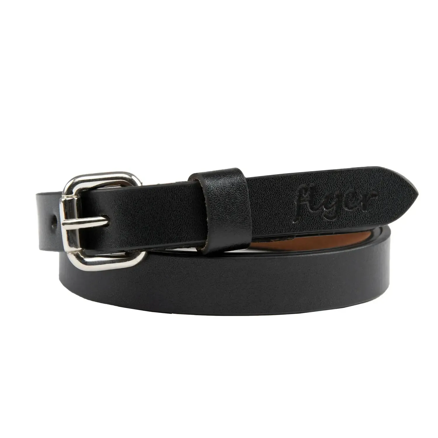 Flyer Leather Belt for Women / Girls Colour - Black (SKU BL1214)