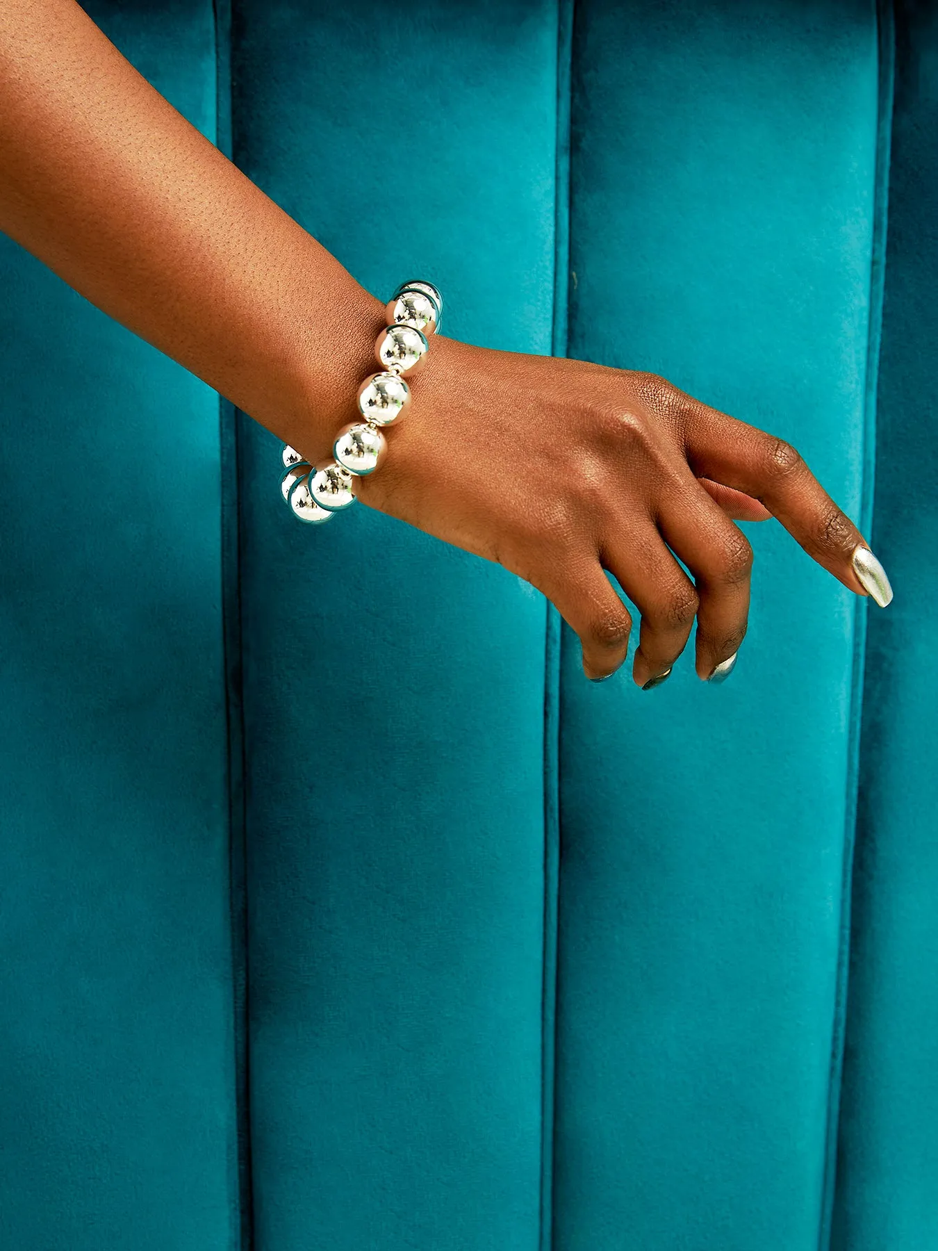 GABI BANGLE in SILVER