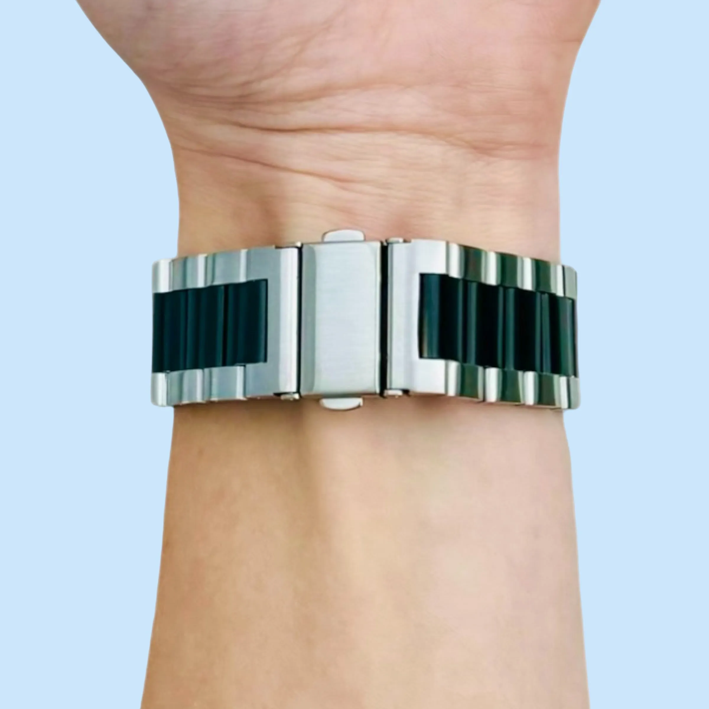 Garmin Forerunner 965 Stainless Steel Link Watch Strap