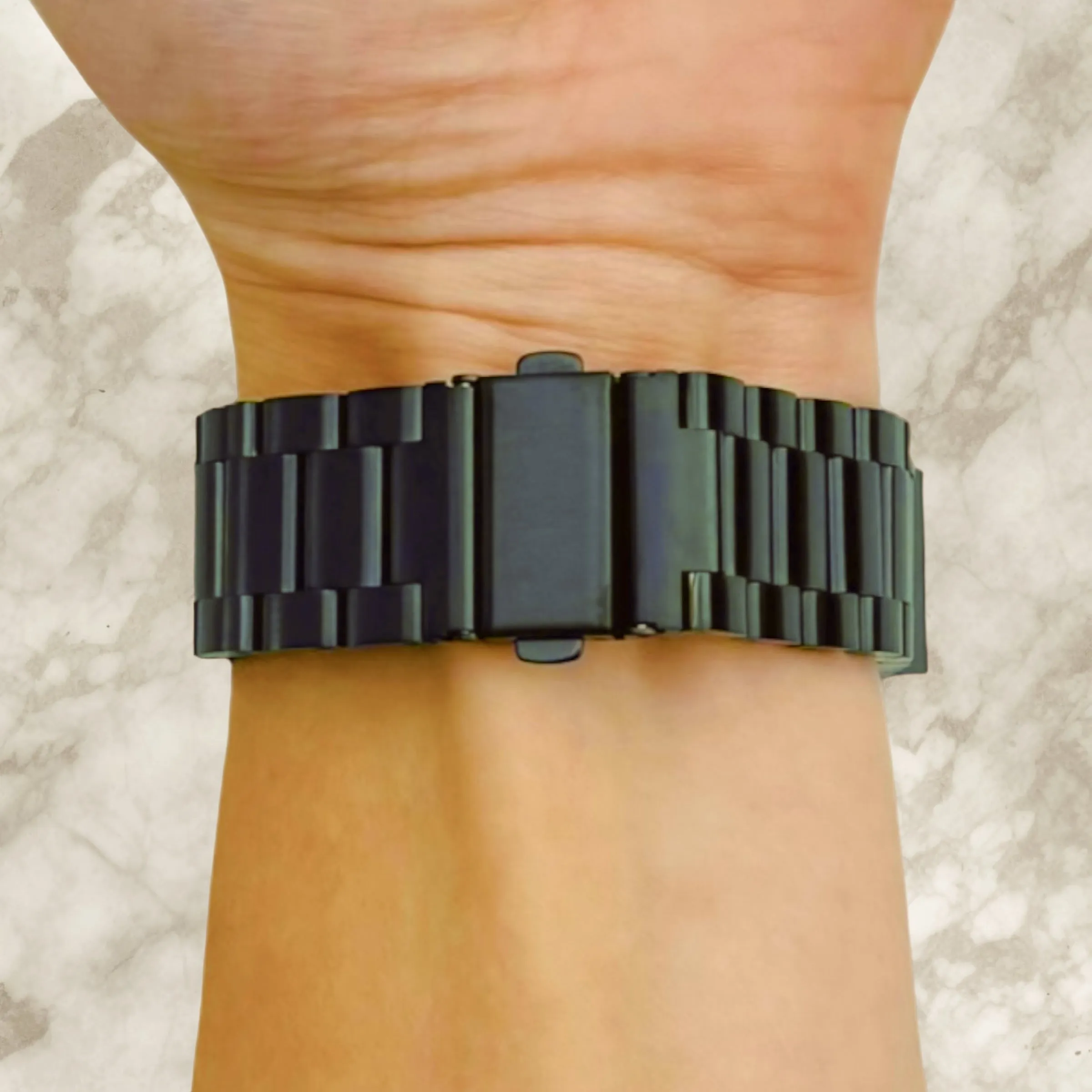 Garmin Forerunner 965 Stainless Steel Link Watch Strap