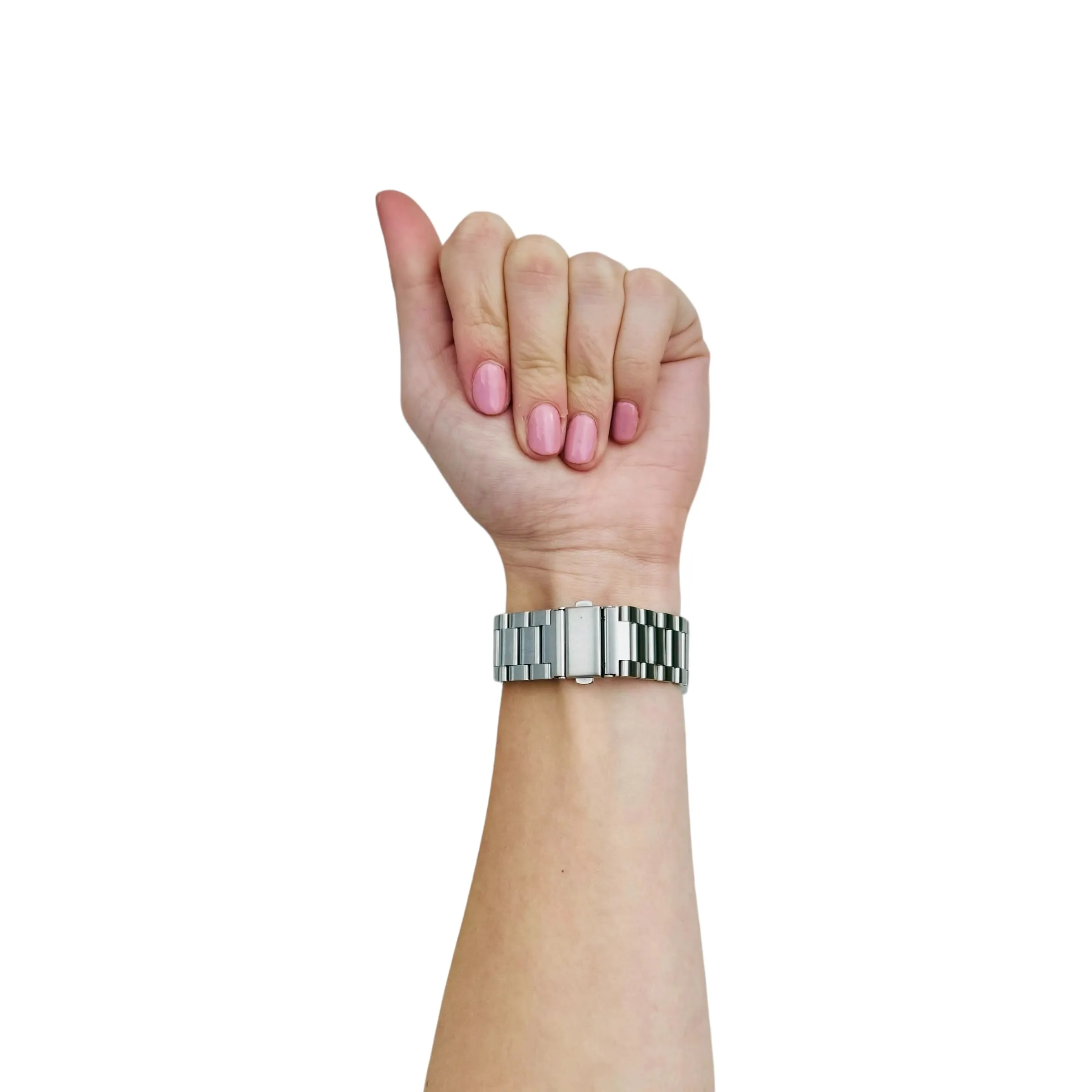 Garmin Forerunner 965 Stainless Steel Link Watch Strap