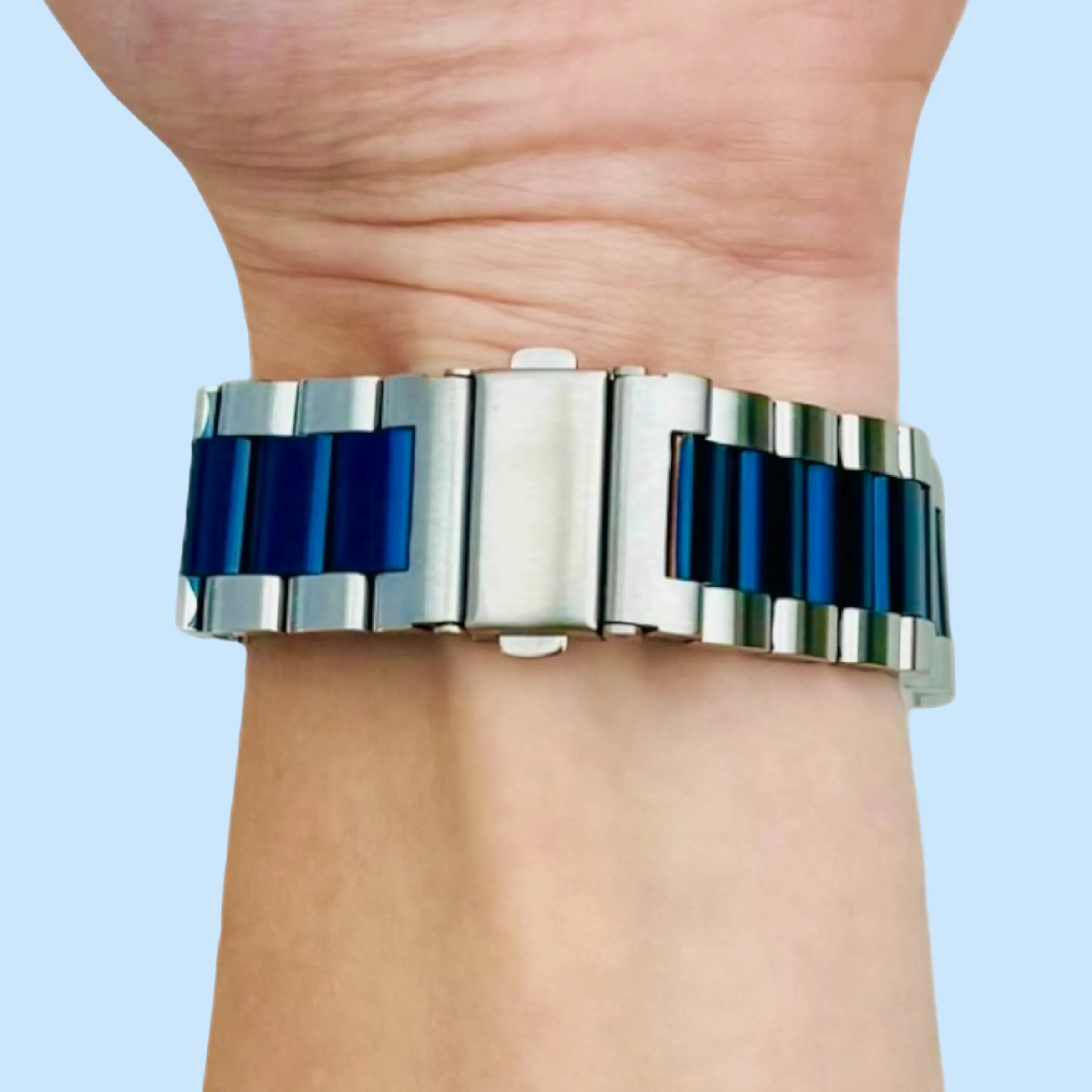 Garmin Forerunner 965 Stainless Steel Link Watch Strap