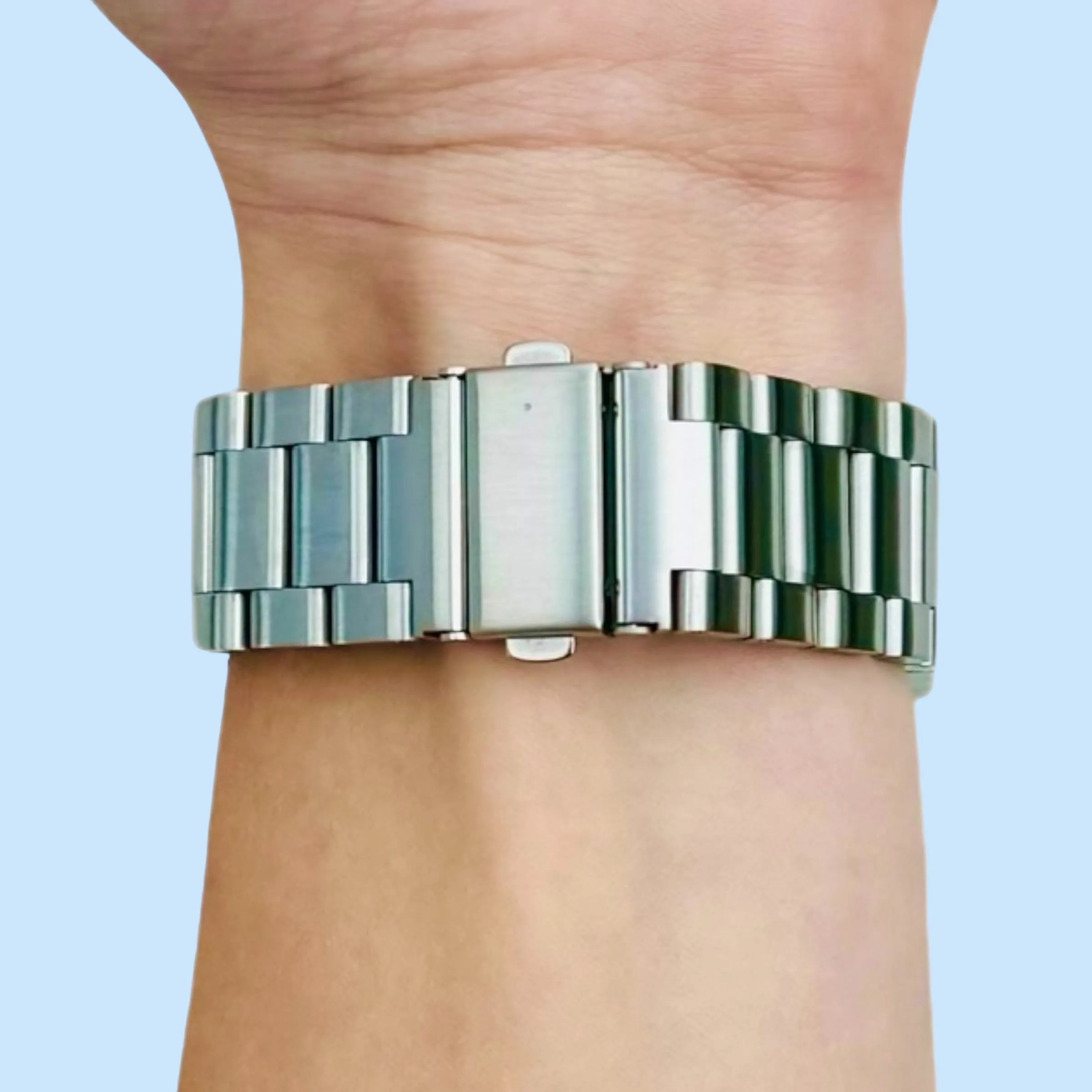 Garmin Forerunner 965 Stainless Steel Link Watch Strap