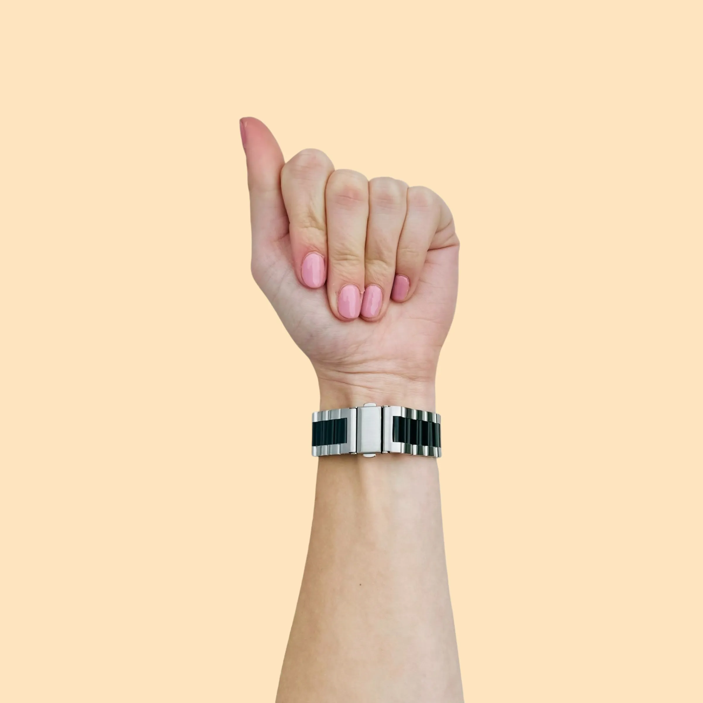 Garmin Forerunner 965 Stainless Steel Link Watch Strap