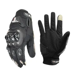 GHOST RACING GR-ST04 Motorcycle Gloves Anti-Fall Full Finger Riding Touch Gloves, Size: XXL(Gray)