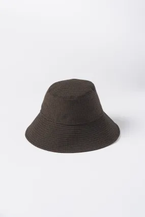 Gingham bucket hat