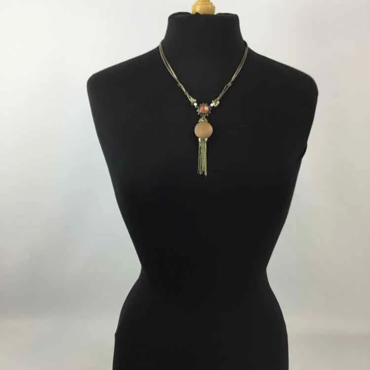 gold/amber necklace